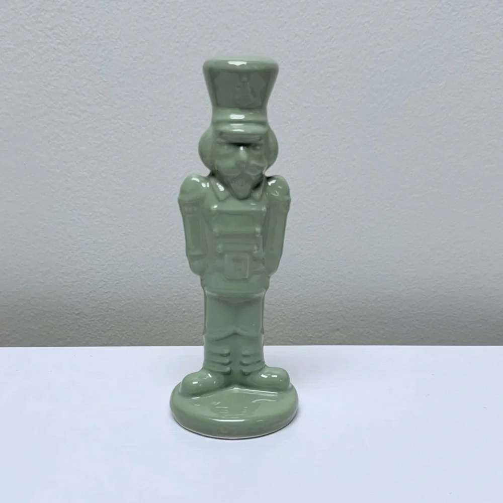 New! Target Bullseye Ceramic Green Nutcracker from 2023 Collection